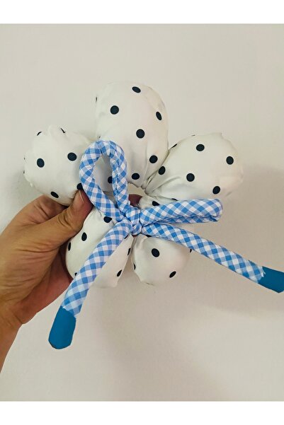 synshop Kawai Flower Puff Scrunchies pufoase cu flori, agrafe mari din cauciu...
