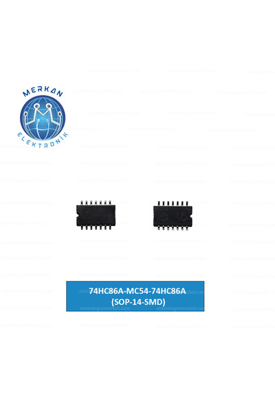 74HC86A-MC54-74HC86A (SOP-14-SMD) (1 ADET) ORİJİNAL OTO BEYİN TAMİR ENTEGRELERİ
