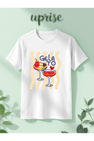 Vordevia Gelato Printed Cotton Oversize T-Shirt