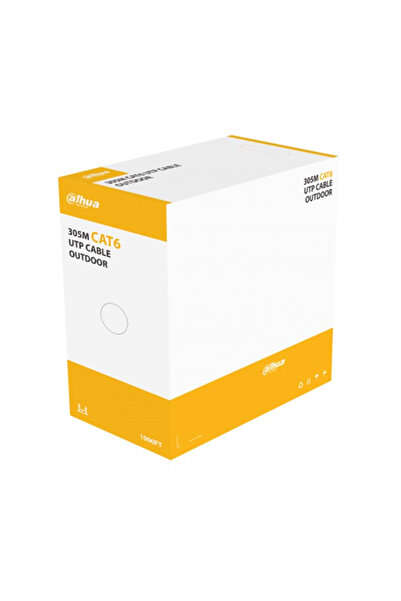 DAHUA DH-PFM920I-6UN UTP CAT6 305 Metre %100 Bakır Pe Dış Ortam Network Kablo...