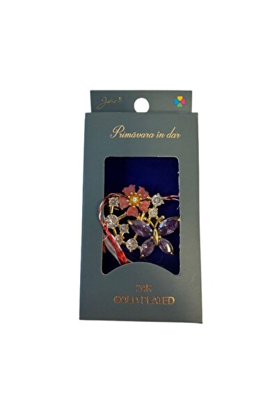 Flippy 24K Gold Plated Brooch, Jolie, Metal Material, Butterfly Pattern, Gold...