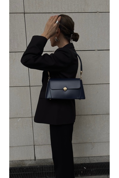 YAKOBAG Geantă elegantă de mână și de umăr pentru femei – Cu închidere tip cl...