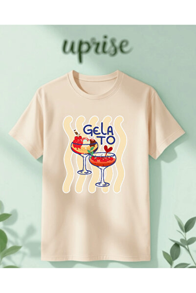 Vordevia Gelato Printed Cotton Oversize T-Shirt