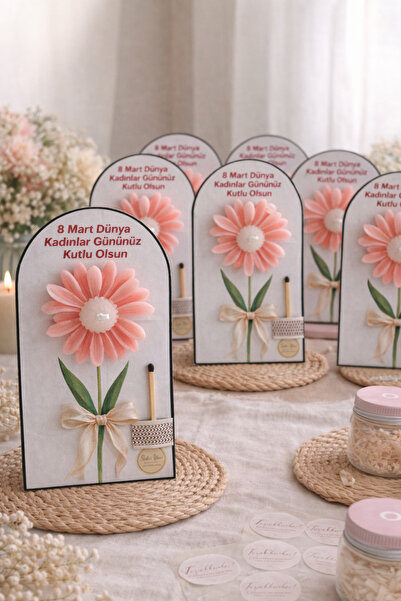 shop Kokulu papatya mum hediyelik kart 10 adet (tüm özel günleriniz için)