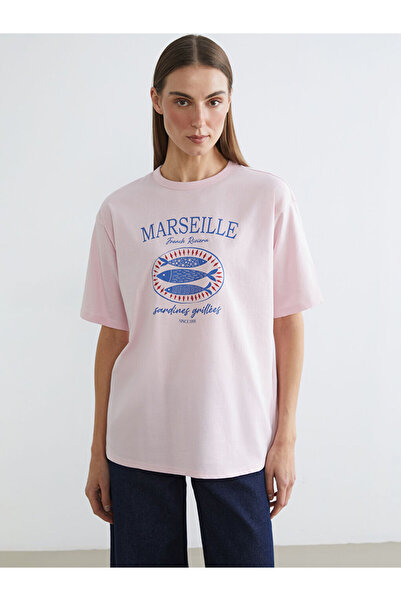 LC Waikiki عروض الموسم الجديد من GÜLİS GYM تي شيرت نسائي كبير الحجم مطبوع علي...