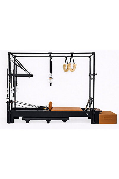 RN Combo Cadillac Reformer Siyah Kasa Özel Seri 1. Sınıf Kayın Ağacı Deri Ren...