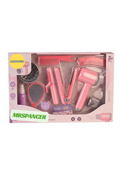 MRSPANCER 099765e - Eğitici ve Eğlenceli Sesli Işıklı Güzellik Seti Kuafer Oy...
