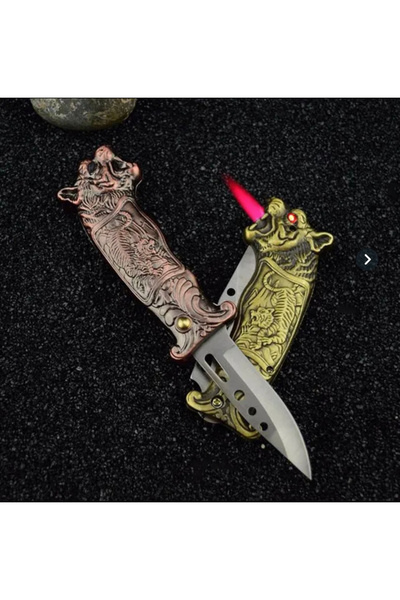 hızıroğulları Kaplan figürlü metal gazlı çakmak