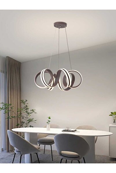 best power Modern LED Chandelier 6491 - 3 Lighting Levels, 120W, Adjustable L...