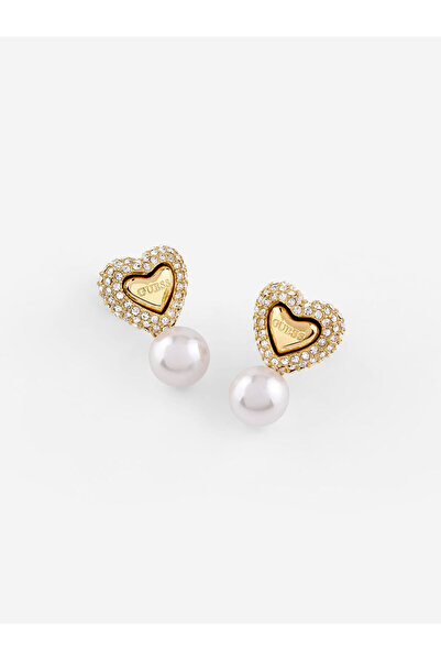 Guess 22mm heart & pearl pendants