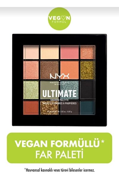 NYX PRFESİONAL MAKEUP utopia Ultimate far paleti 80072409774