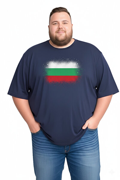 sngl Men's Large Size Short Sleeve Bulgaria Flag Printed T-Shirt 3XL 4XL 5XL ...