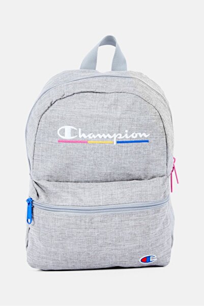 Champion Men Brand Logo Varsity Mini Backpack 22 L x 27 H x 13 W cm, Grey