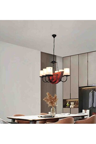 best power Rustic 6-Light Chandelier