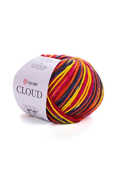 Yarnart Cloud 3-Pack Advantageous Package 25% Wool 75% Acrylic – 100 g 230 m ...