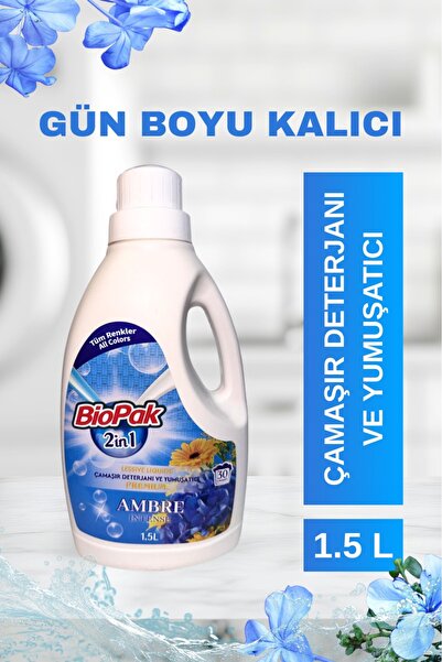 Biopak AMBRE Parfümlü Çamaşır Deterjanı ve Yumuşatıcı