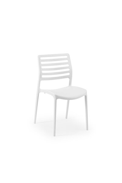 Tilia Louise Polipropilen Sandalye Süt Beyaz - Bahçe, Balkon, Dış Mekan, Kafe...