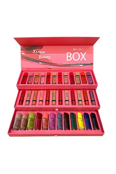 Xtream Beauty XB 3in1 Complete Makeup Set Box, 36 Pieces, Luxury, Three-Tier,...