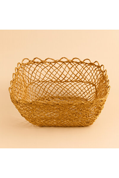 Generic Brand Fine Wicker Basket, Orange, Multi-Purpose, for Kitchen and Bath...