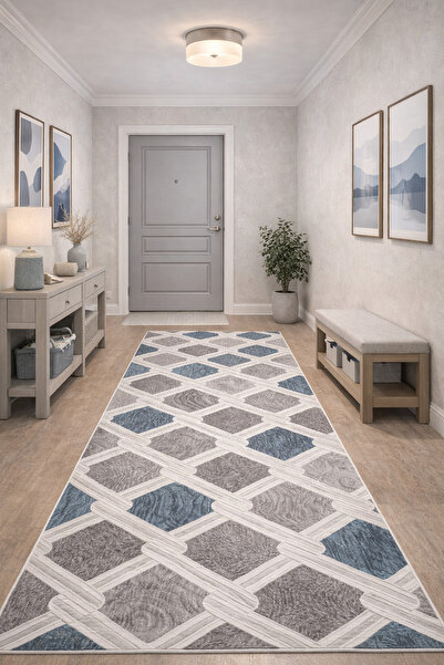 Babil Home Non-Slip Based Carpet Runner Living Room Hallway Kitchen Bedroom C...