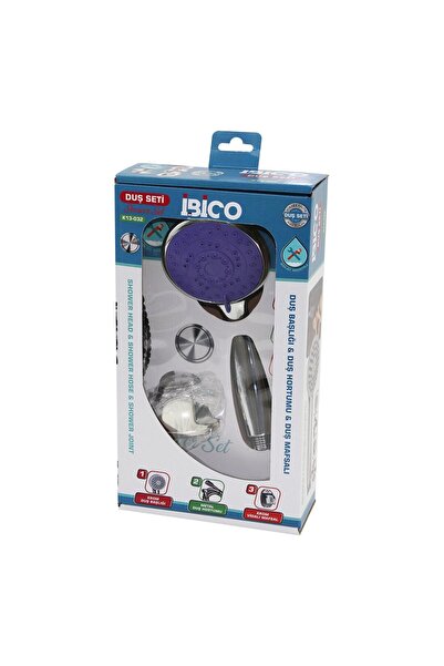 Greathings IBICO K13-032 (AMBALAJ ÎN CUTIE) (3-ÎN-1) SET DE DUȘ (CAP DE DUȘ C...