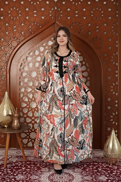 AFandina Linen jalabiya with a luxurious modern design