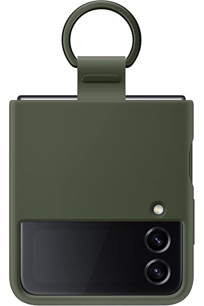 Generic SAMSUNG Galaxy Z Flip 4 Silicone Cover with Ring