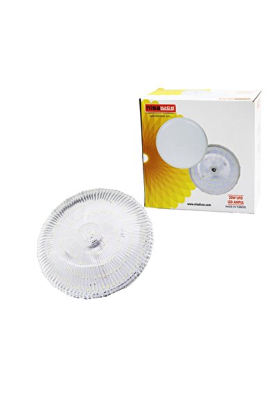 Greathings NİSALUCE EAMP-020K/B (МИКА КРИСТАЛНО СТЪКЛО) (20W) UFO LED ЛАМПА (...