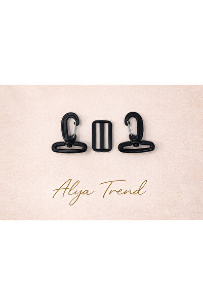 Alya trend مجموعة خطافات زنبركية من البلاستيك مع سلك، ملحقات حقائب اليد، مجمو...