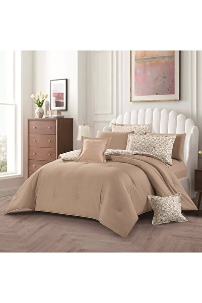 Levore Cotton 4-piece bedspread set, 100% soft cotton, floral pattern, double...