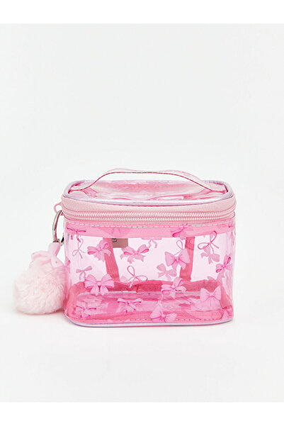 LC Waikiki Girl's Makeup Bag with Bow Detail