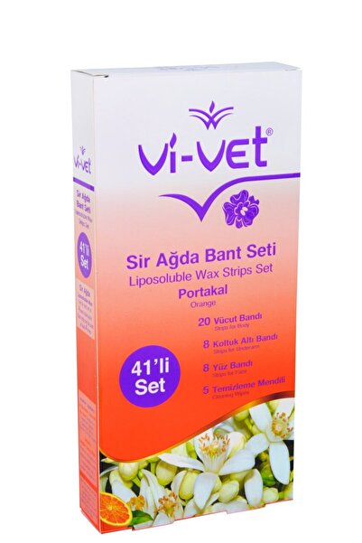 Greathings Vİ-VET 41PCS SET TRAKA ZA VOSKANJE S NARANČASTIM SIRUPOM*24