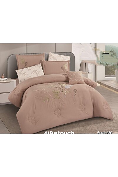alzawia Luxury 7-piece summer floral double bed set