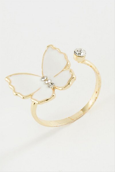 ZERO LAND خاتم NRZSNT مزين بحجر الفراشة (05906) - أصفر