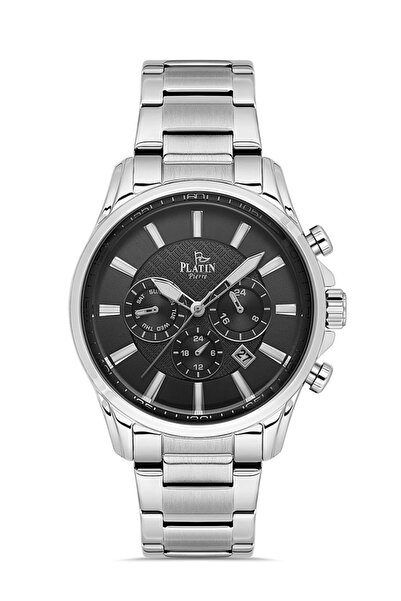 Platin Pierre Hds-Pl-1208Ga-A2 Steel Cord Functions Active Men's Wristwatch