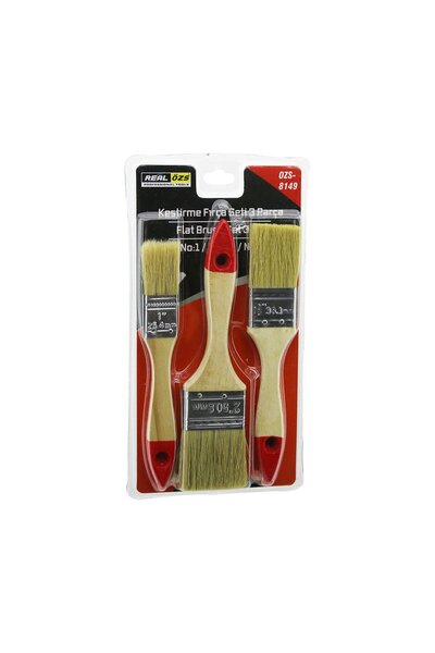 Greathings REAL ÖZS OZS-8149 (3 ΤΕΜΑΧΙΑ) ΣΕΤ ΠΙΝΕΛΩΝ ΑΝΤΙΣΤΡΟΦΗΣ ΒΑΦΗΣ (ΜΕ ΞΥ...