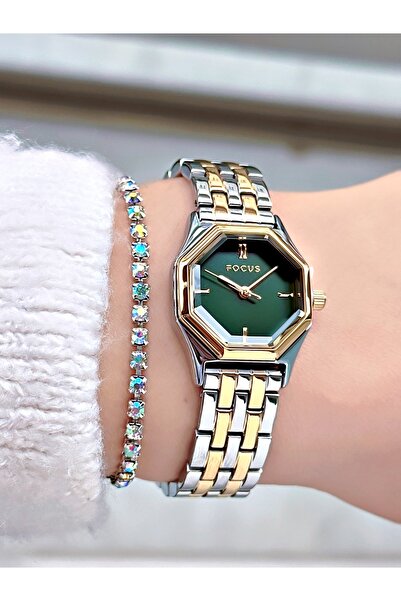 Focus Women's Wristwatch Waterproof Steel 2 Years Warranty Invoice Included B...