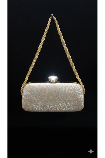 Luma Decor Gold El Stylish Handbag