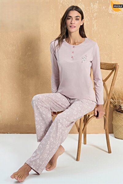 Over Sleep by Poleren SET DE PIJAMALE BATTAL modal PIESE