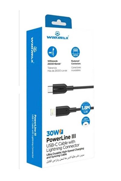Winmax 30W USB-C Cable With Lighting Connector