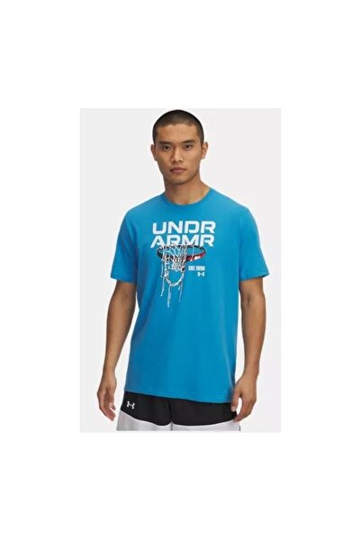 Under Armour Tricou Barbati M 60/40s Hoops Net SS 1390188-452 Marimea: L