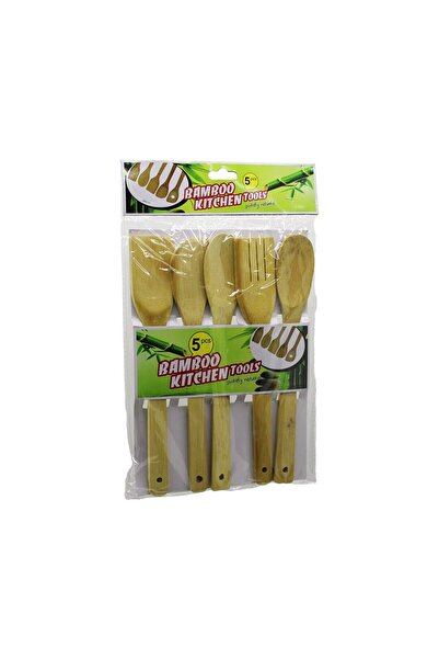 Greathings ІБІКО І22-194 БАМБУКОВІ КУХОННІ ПРИЛАДИ (5 ШТ.) (ДЕРЕВО ТА БАМБУК)...