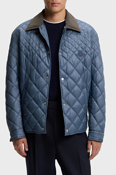 BOSS Kapitoneli Relaxed Fit Klasik Yaka Su İtici Mont Erkek MONT 50558841 468