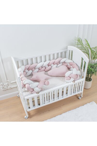 My Baby Four-braid crib for baby, size 3, pink
