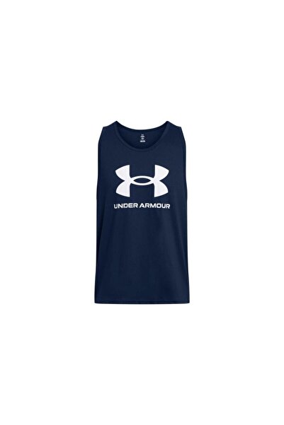 Under Armour Men's Sportstyle Logo Tank Top 1382883-408 Size: M
