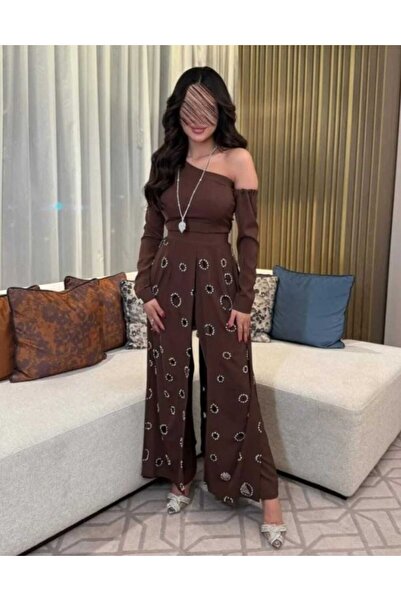 Masha ~ Eid jumpsuit with LOL embroidery and Barbie fabric