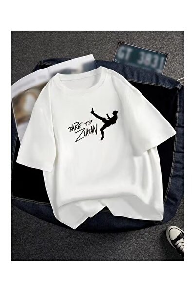 Massgai Jucător de fotbal unisex Dare To cu imprimeu supradimensionat bumbac ...