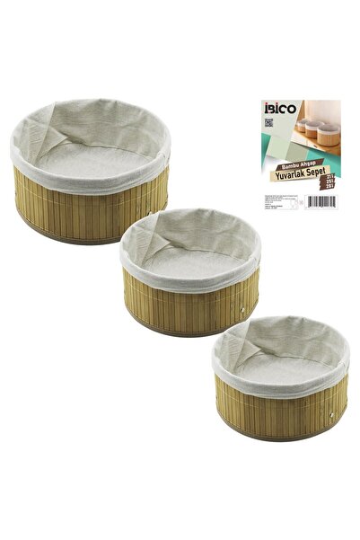Greathings ІБІКО І12-069 (3 РОЗМІРИ) (КРУГЛИЙ) (БАМБУКОВИЙ КРАЙ) ОРГАНІЗАТОРС...