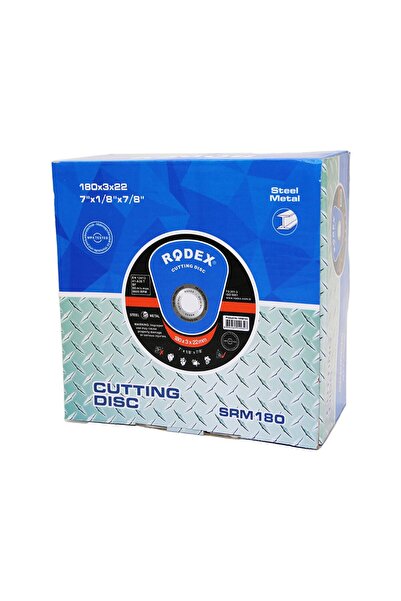 Greathings RODEX SRM-180 МЕТАЛЕН РЕЗАЧЕН ДИСК (180X3X22MM) ЗА МЕТАЛ (СПИРАЛЕН...