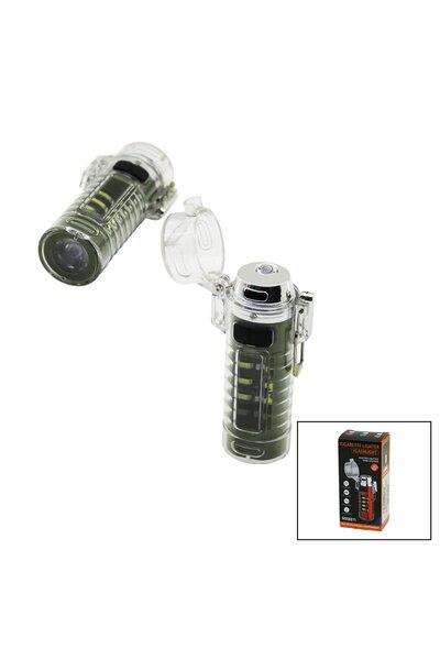 Greathings HASUBA HS-232 MX-8811 CIGARETTE LIGHTER (ÇAKMAKLI) EL FENERİ (LED+...